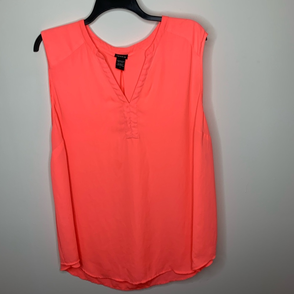Torrid v neck orange  tank